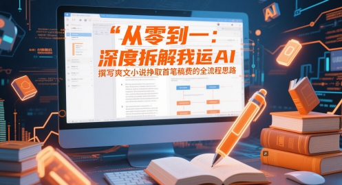 从零到一：深度拆解我运用AI撰写爽文小说挣取首笔稿费的全流程思路-糊涂帮