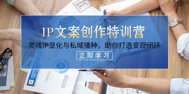 IP文案创作特训营，灵魂IP显化与私域播种，助你打造变现闭环（14节课）-糊涂帮