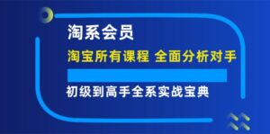 淘系会员初级到高手全系实战宝典【淘宝所有课程，全面分析对手】-糊涂帮