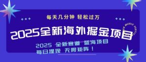 2025最新海外掘金项目 一台电脑轻松日入500+-糊涂帮