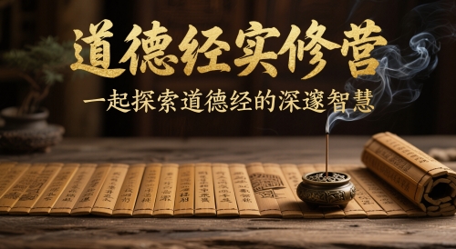 道德经实修营，一起探索道德经的深邃智慧-糊涂帮