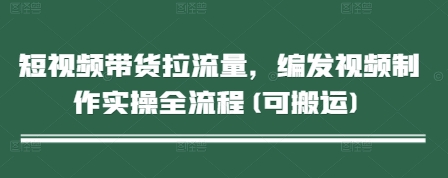短视频带货拉流量，编发视频制作实操全流程(可搬运)-糊涂帮