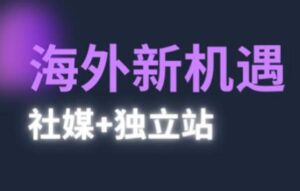 2025出海新机遇(社媒+独立站)，海外新机遇，实现独立站的高效运营与出海-糊涂帮