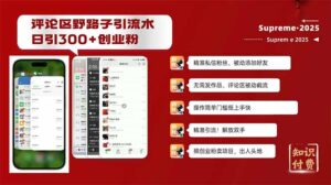 评论区野路子截流创业粉新方法，日被动加300+创业粉，精准引流被动添加…-糊涂帮