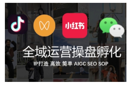 全域运营操盘(抖音+私域+小红书)，IP打造高效简单-糊涂帮