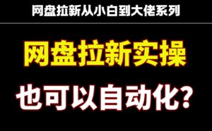真正的躺赚！2025年网盘拉新全自动玩法,降本增效！实现被动收益！日入500-糊涂帮