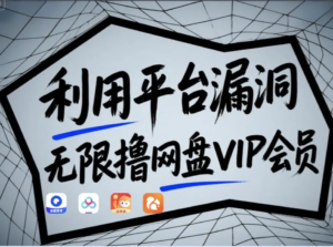 利用平台漏洞，无限撸网盘VIP会员，用户亲测有效！【漏洞原理+操作演示】-糊涂帮