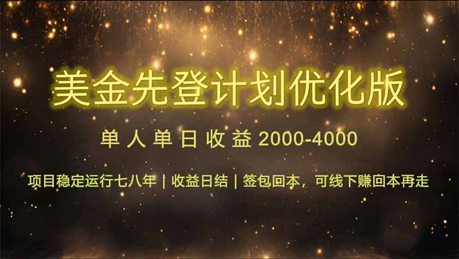 连续7-8年创单日收益冠军项目，日收益$600-1200-糊涂帮