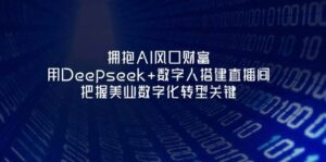 拥抱AI风口财富：用Deepseek+数字人搭建直播间，把握美业数字化转型关键-糊涂帮