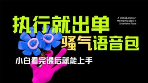 爆火全网的开车导航骚气语音包,只要执行就出单，小白看完课程就能实操…-糊涂帮