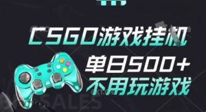 25年CSGO游戏搬砖，全自动挂G，不需要玩游戏，手机操作日入3张(不是汇率搬砖)-糊涂帮