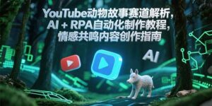 YouTube动物故事赛道解析，AI+RPA自动化制作教程，情感共鸣内容创作指南-糊涂帮