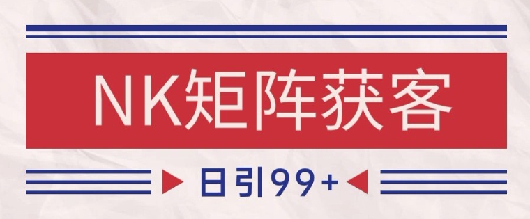 小红书某音NK赛道引流获客 自热矩阵日引200+-糊涂帮