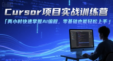 Cursor项目实战训练营,两小时快速掌握AI编程,零基础也能轻松上手-糊涂帮