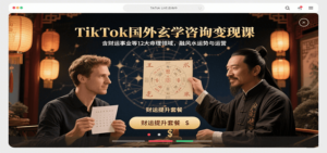 TikTok国外玄学咨询变现课，含财运事业等12大命理领域，融风水运势与运营-糊涂帮