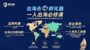 出海去 孵化器 一人出海必修课：从品牌构建到商业落地的全流程实战方法-糊涂帮
