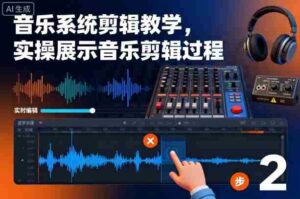 音乐系统剪辑教学，实操展示音乐剪辑过程-糊涂帮-专注创业项目分享_资源整合-糊涂帮