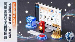 （16311期）阿里国际站全链路运营，店铺搭建+直通车推广+全站推广，月询盘增长200%+-糊涂帮-专注创业项目分享_资源整合-糊涂帮