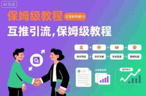 引流系列课15：互推引流，保姆级教程【文档】-糊涂帮-专注创业项目分享_资源整合-糊涂帮