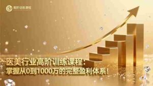（16508期）医美行业高阶训练课程：掌握从0到1000万的完整盈利体系！-糊涂帮-专注创业项目分享_资源整合-糊涂帮