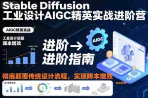 Stable Diffusion工业设计AIGC精英实战进阶营，彻底颠覆传统设计流程，实现降本增效-糊涂帮-专注创业项目分享_资源整合-糊涂帮