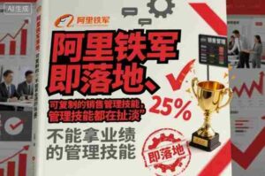 阿里铁军即落地、可复制的销售管理技能，不能拿业绩的管理技能都在扯淡-糊涂帮-专注创业项目分享_资源整合-糊涂帮