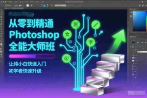 从零到精通Photoshop全能大师班，让纯小白快速入门，初学者快速升级-糊涂帮-专注创业项目分享_资源整合-糊涂帮