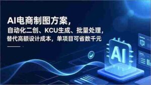 AI电商制图方案，自动化二创、SKU生成、批量处理，替代高额设计成本，单项目可省数千元-糊涂帮-专注创业项目分享_资源整合-糊涂帮