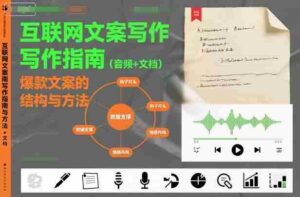 互联网文案写作指南爆款文案的结构与方法(音频+文档)-糊涂帮-专注创业项目分享_资源整合-糊涂帮